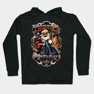 Skull Santa Hogging Hoodie